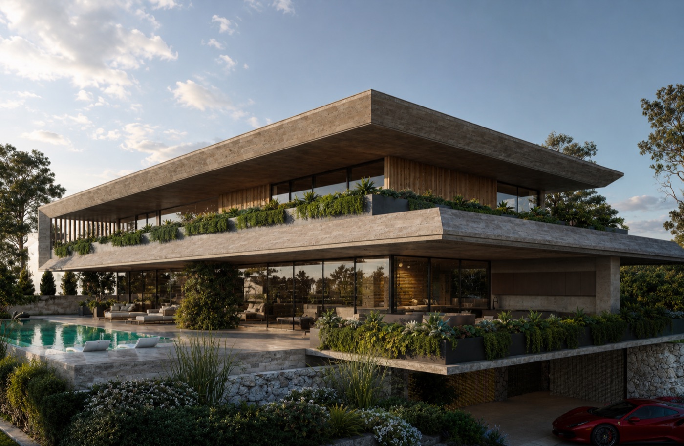 Moradia contemporânea na Quinta da Marinha